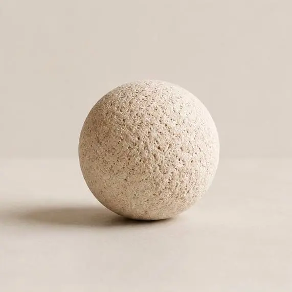 stenen ruwe bal